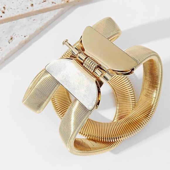 Chunky Stretch Bangles Bracelet - Picture 8 of 8